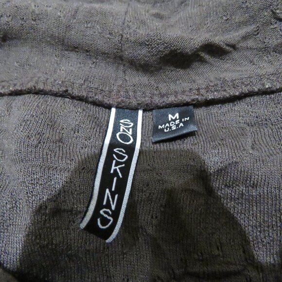 SNOSKINS Cowl Neck Crinkle Lagenlook Art To Wear Tunic Top in Chocolate Brown - Picture 14 of 14